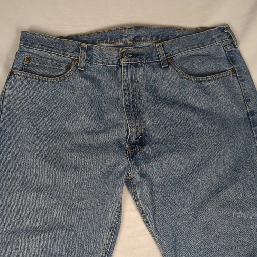 Levi's 505 Classic Straight Leg Light Wash Mens‎ Jeans Size 40